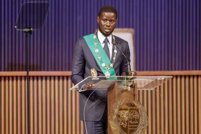 Investiture Bassirou Diomaye Faye copy right (BBC News)