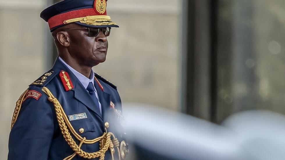 Kenya Francis Omondi Ogollale chef des armées kenya/ copy right (Rfi)