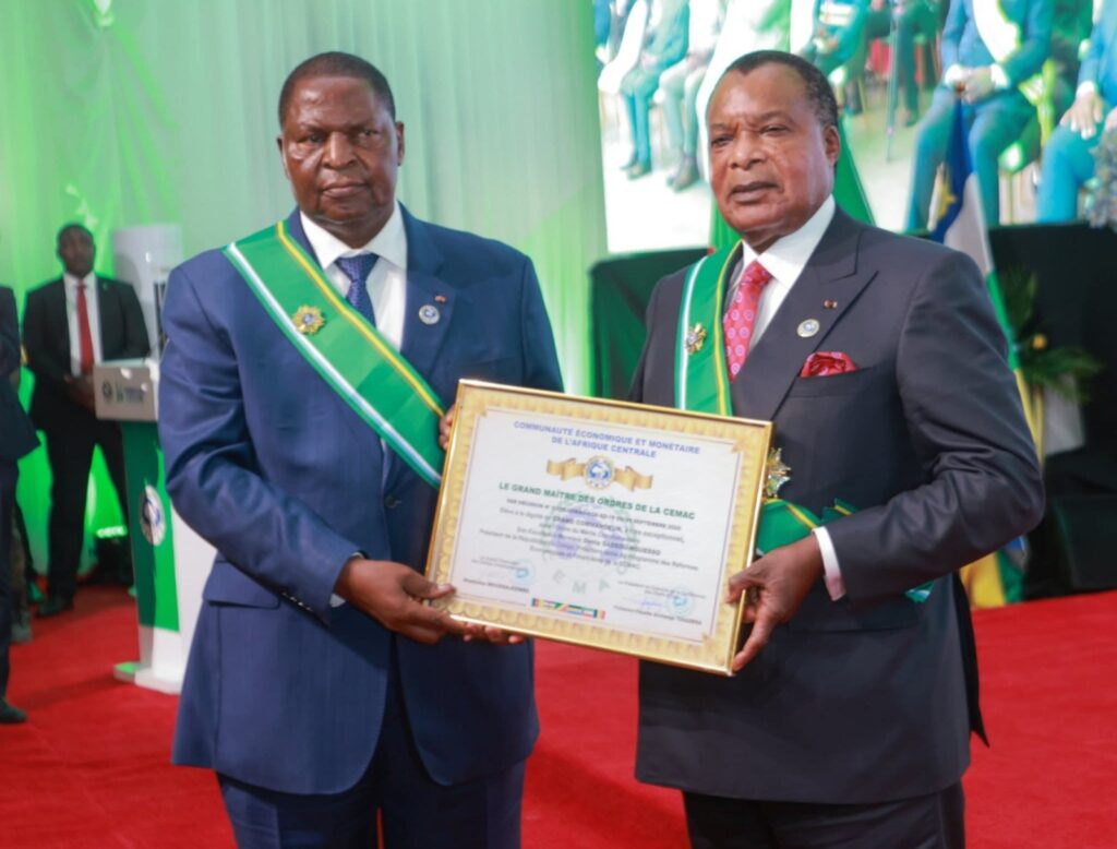 Cemac : Denis Sassou-Nguesso succède à Faustin-Archange Touadéra