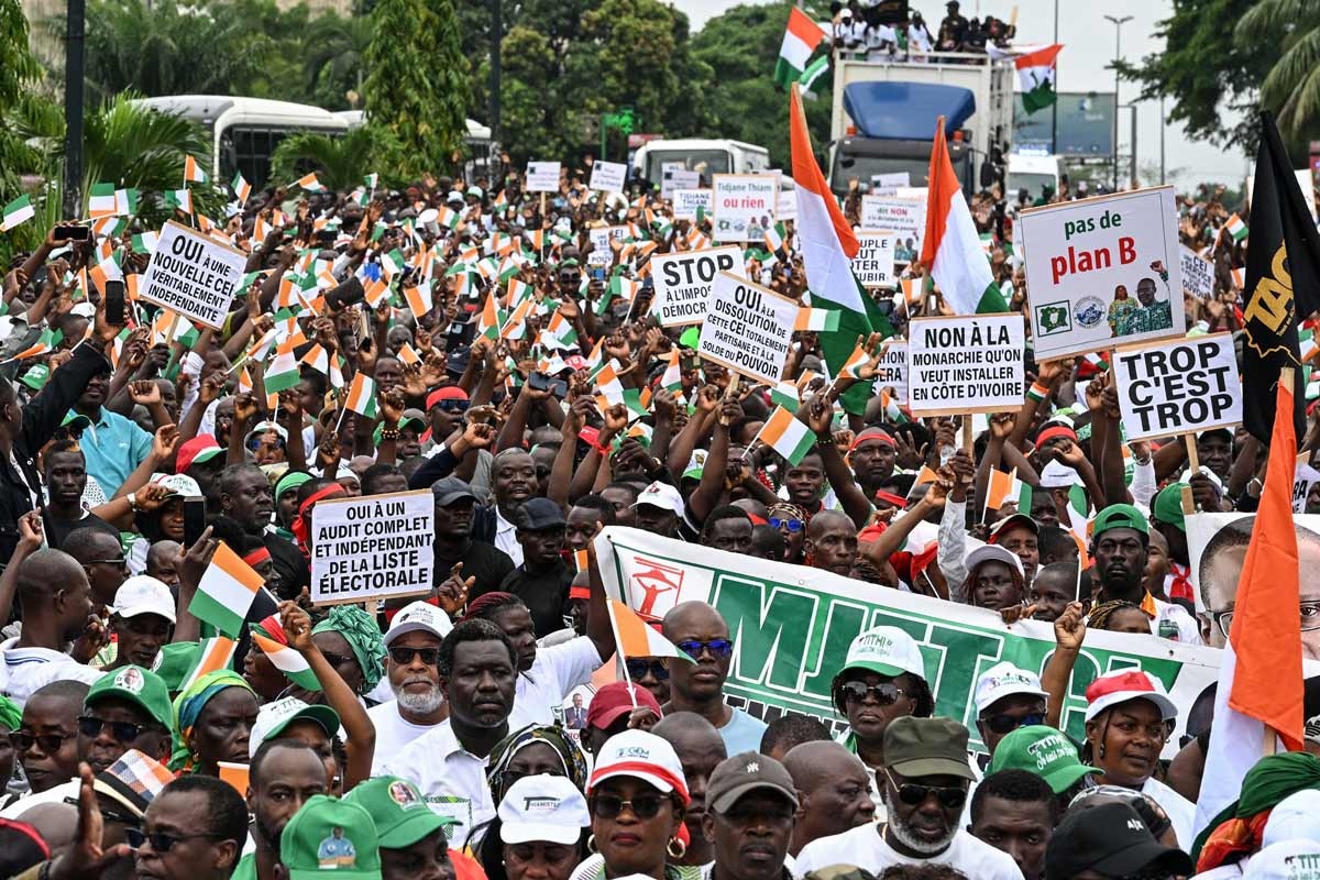 Côte d'Ivoire : la marche de l'opposition prévue ce 8 novembre reportée