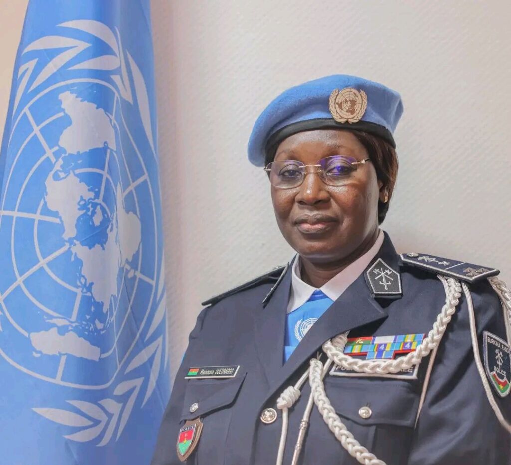 Mamouna Ouédraogo : première femme burkinabè à la tête de la composante Police de la MONUSCO