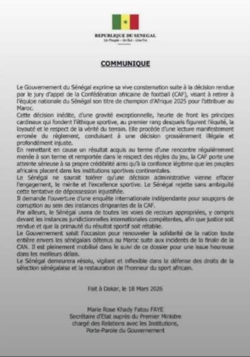 CAN 2025 : le Sénégal réclame une enquête pour soupçons de corruption