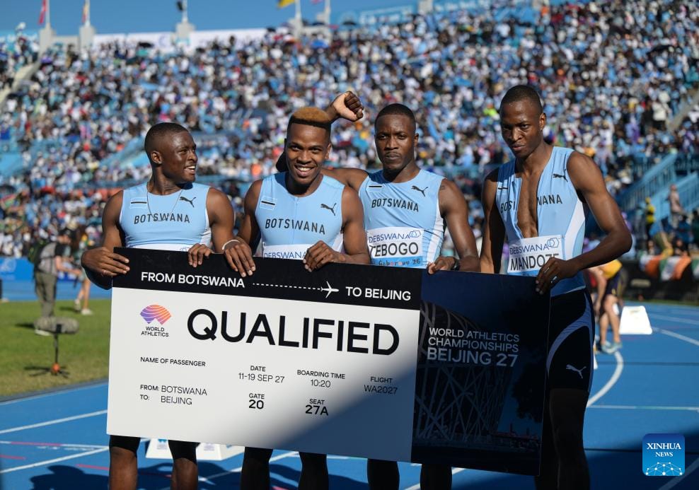 Relais mondiaux : le Botswana s'impose devant 25 000 supporters