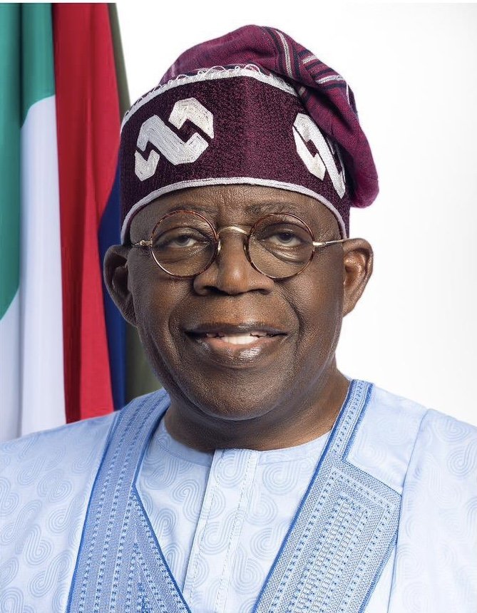 Bola Tinubu, président de la République fédérale du Nigéria