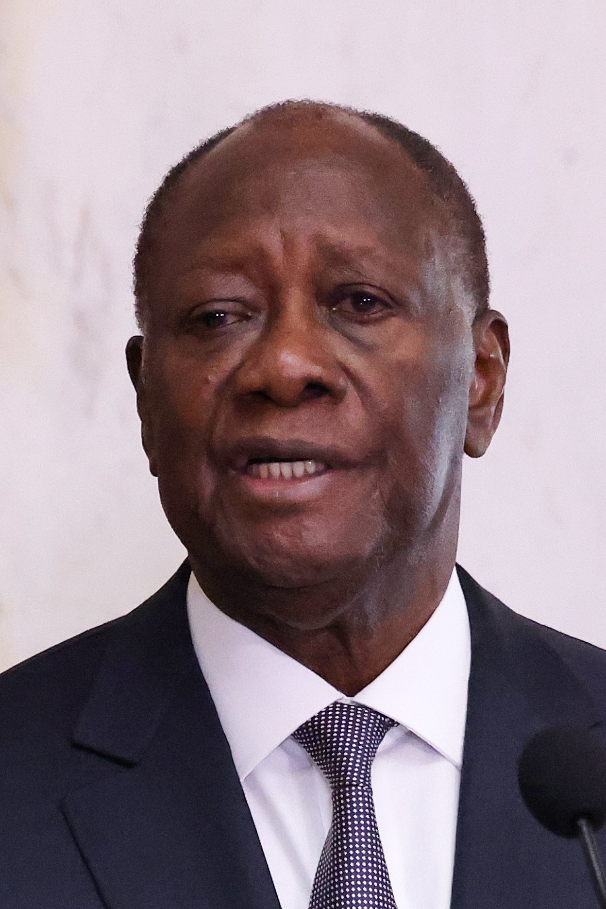 Alassane Ouattara, président de la République de Côte d'Ivoire