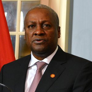 John Mahama, président de la République du Ghana