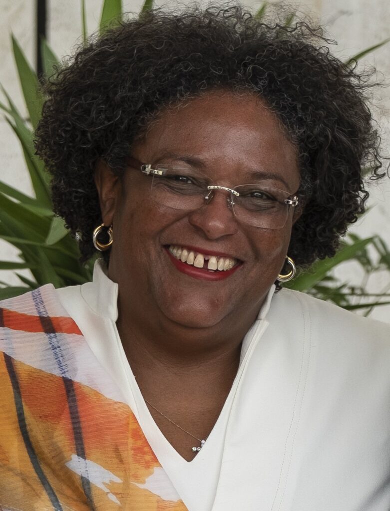 Mia Mottley, Première ministre de la Barbade