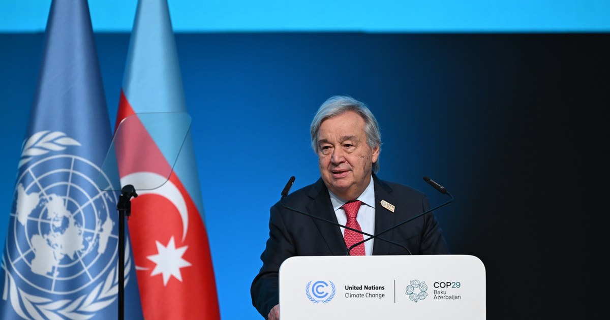 António Guterres, secrétaire général des Nations unies