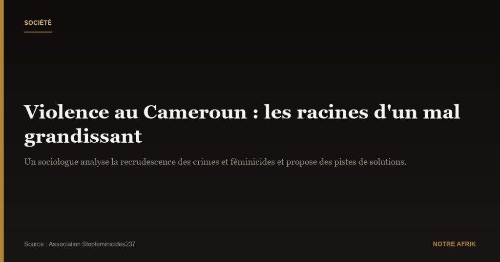 Violence au Cameroun : des idées pour y remédier