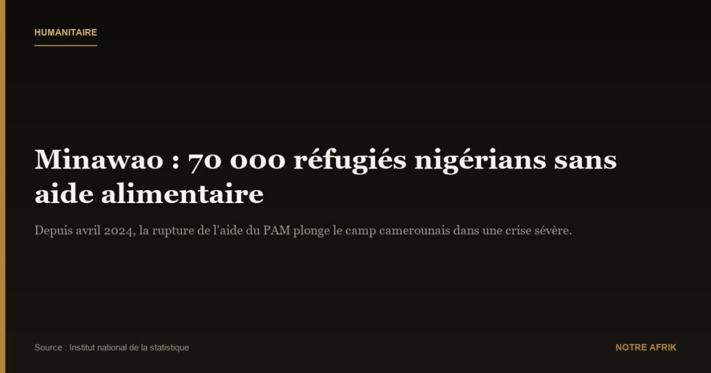Cameroun : le calvaire des réfugiés nigérians de Minawao après la rupture de l’aide alimentaire