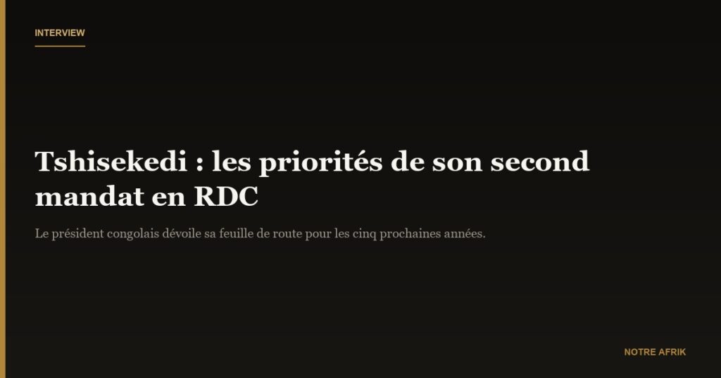 Félix Tshisekedi : « La souveraineté de la RDC est non négociable »