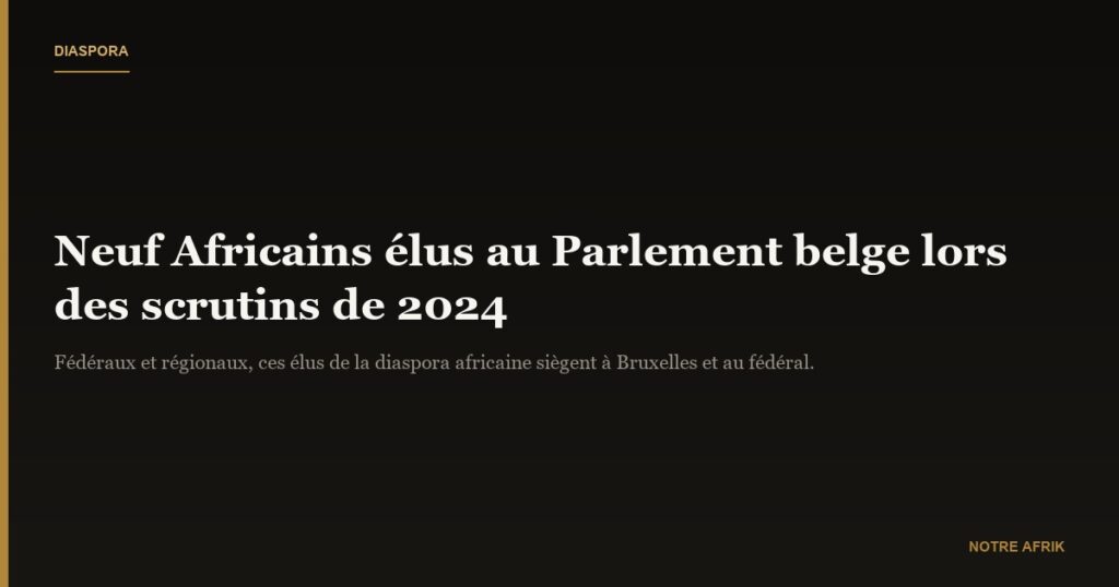 Elections en Belgique : quelques visages des élus de la diaspora
