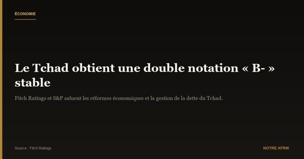 Conjoncture : le Tchad en marche vers la résilience économique