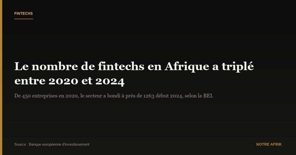 Investissement : le nombre de fintechs en Afrique se multiplie par trois entre 2020 et 2024