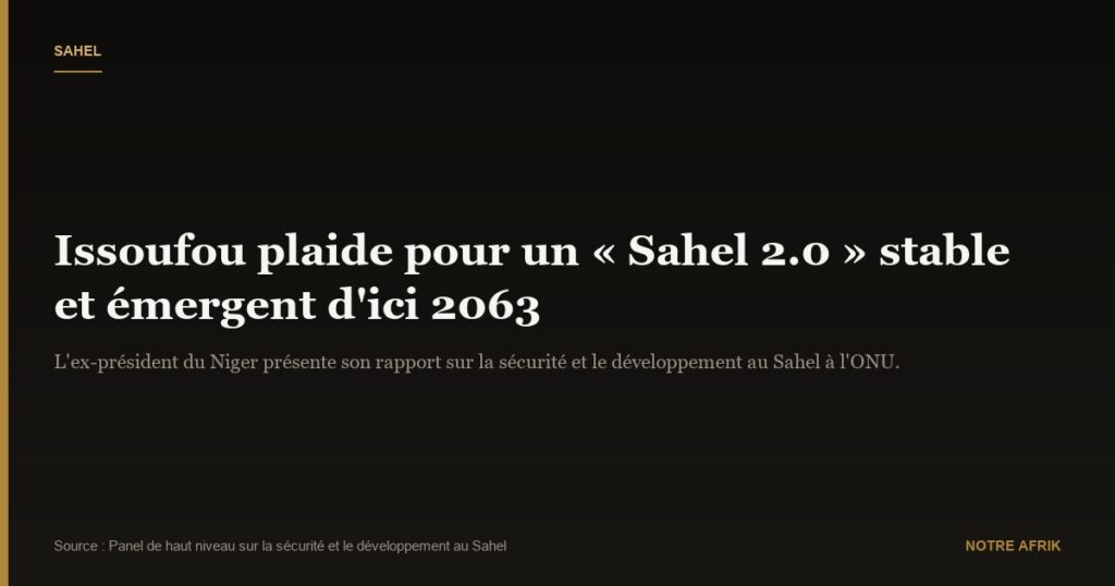 Mahamadou Issoufou, ancien président du Niger «Nous avons tous intérêt à avoir une bonne lecture de la situation...»