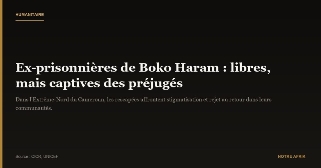 Ex-prisonnières de Boko Haram : libres, mais toujours captives des préjugés