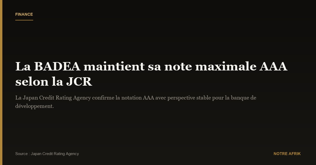Performance : la résilience financière de la BADEA en exergue
