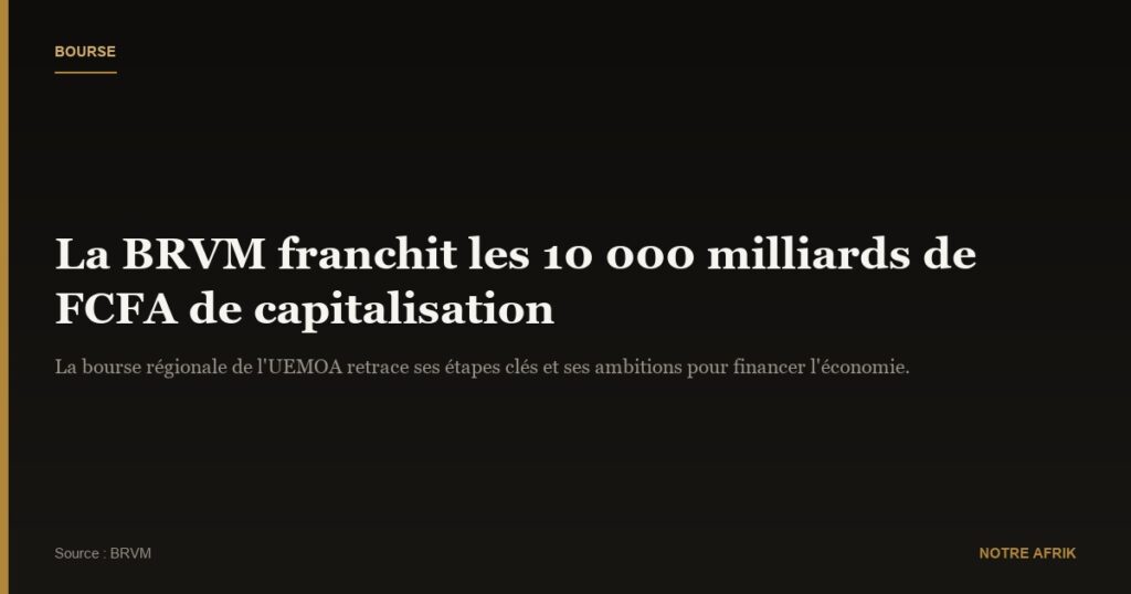 Félix Edoh Kossi Amenounvé : « La BRVM est un levier stratégique pour l’émergence économique de l’UEMOA »