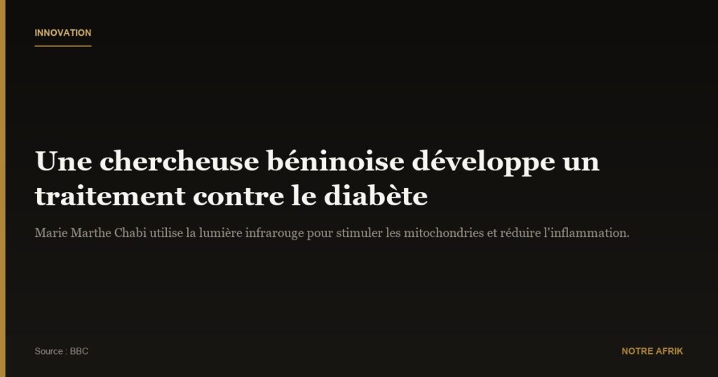 Bénin : un nouveau traitement local contre le diabète de type 2