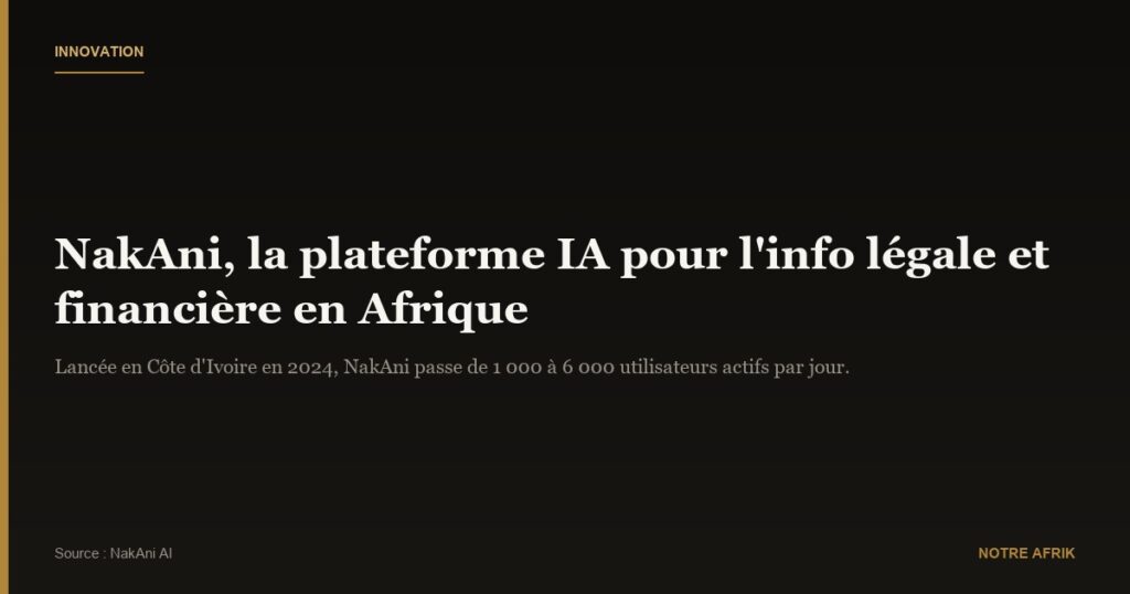 Afrique : une plateforme IA pour les infos légales et financières