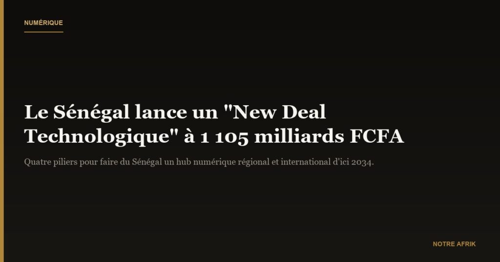 Numérique : le Sénégal mise sur quatre axes majeurs pour devenir un hub en Afrique