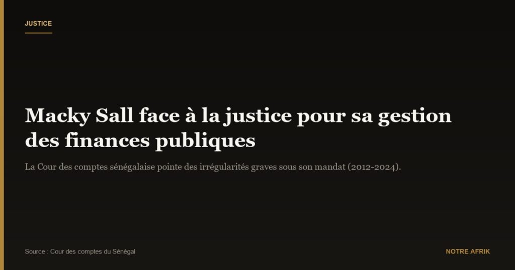 Sénégal : Macky Sall convoqué devant la justice pour sa gestion des finances publiques