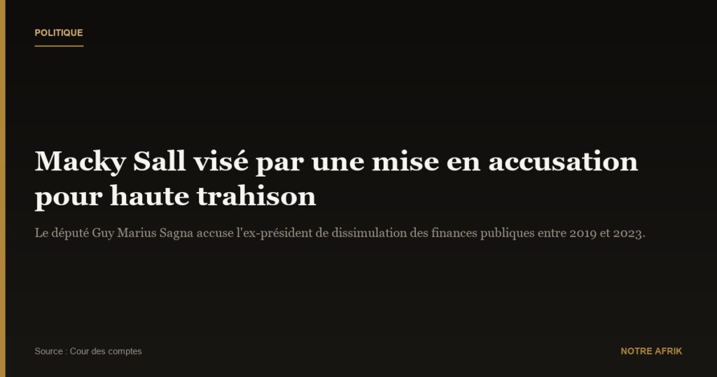 Sénégal : Macky Sall visé par une saisine parlementaire