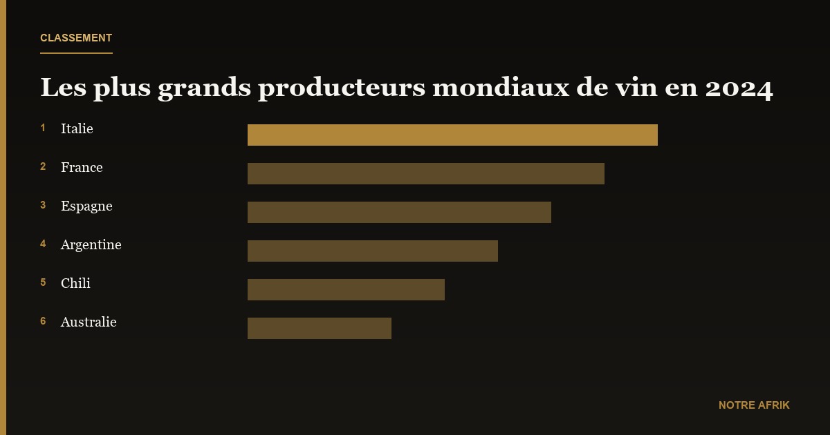 Economie : la production mondiale de vin chute par rapport aux prévisions