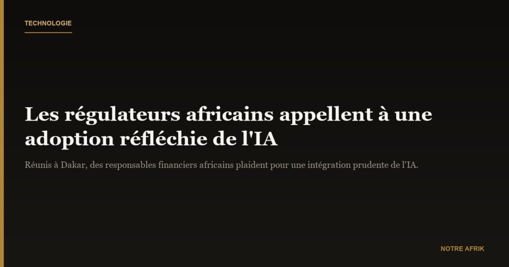 Technologie : les régulateurs africains appellent à une adoption réfléchie de l’IA
