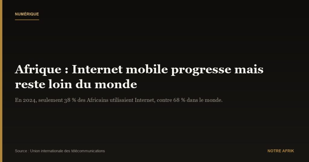 Afrique : les abonnements au haut débit mobile ont augmenté de 160 % depuis 2015