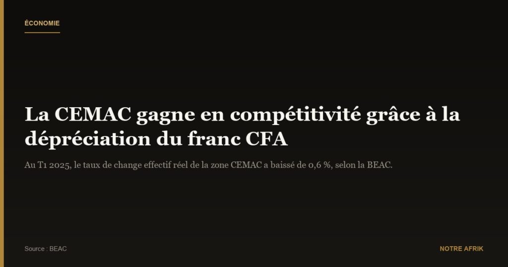 Économie : la dépréciation du taux de change renforce la compétitivité des pays de la Cemac