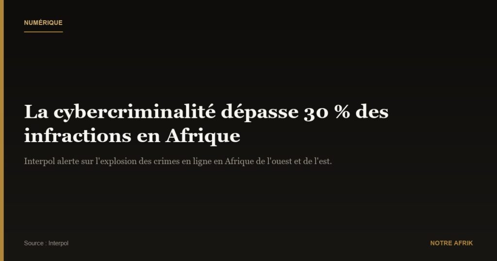 Numérique : la cybercriminalité représente plus de 30 % des infractions en Afrique