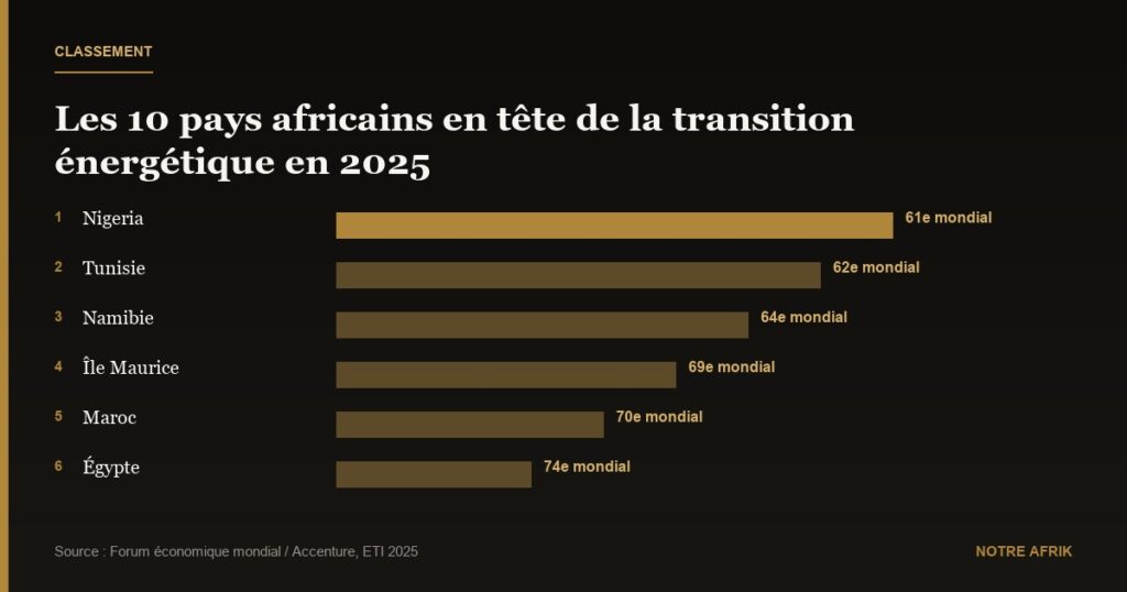 Énergie verte : 10 pays africains en tête en 2025