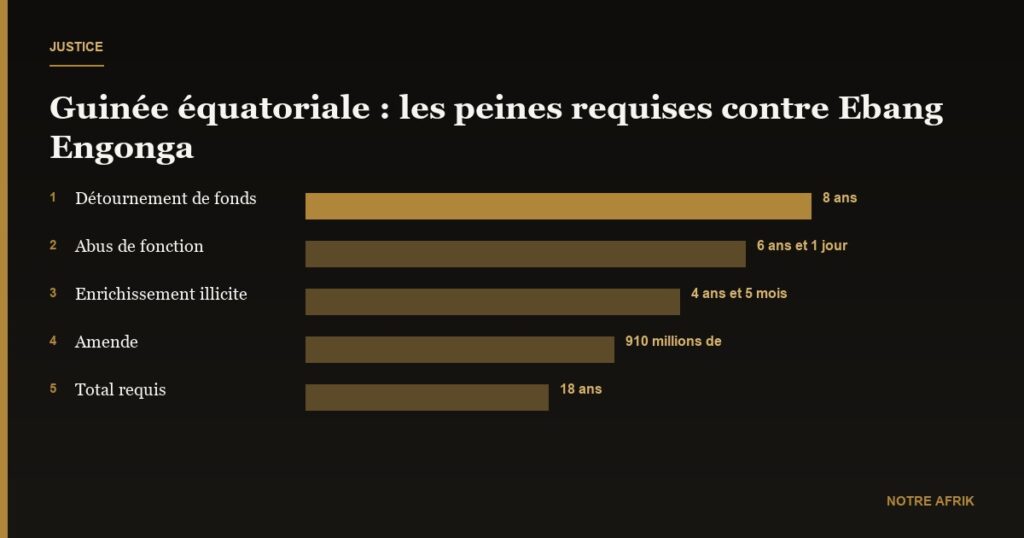Guinée équatoriale : 18 ans de prison requis contre Baltasar Ebang Engonga