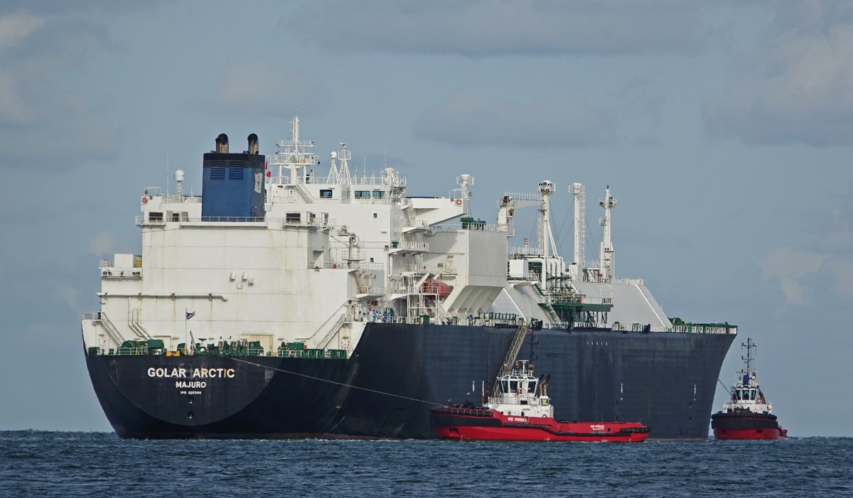 Un méthanier de la flotte Golar LNG, l'opérateur du Hilli Episeyo