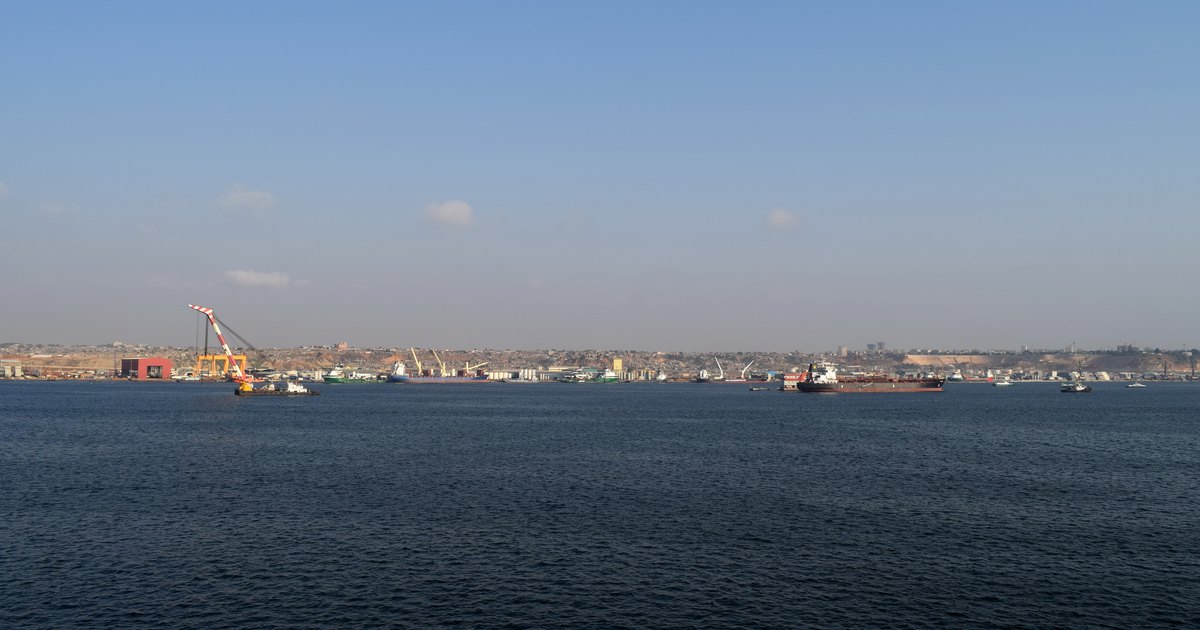 La baie de Luanda, capitale de l'Angola