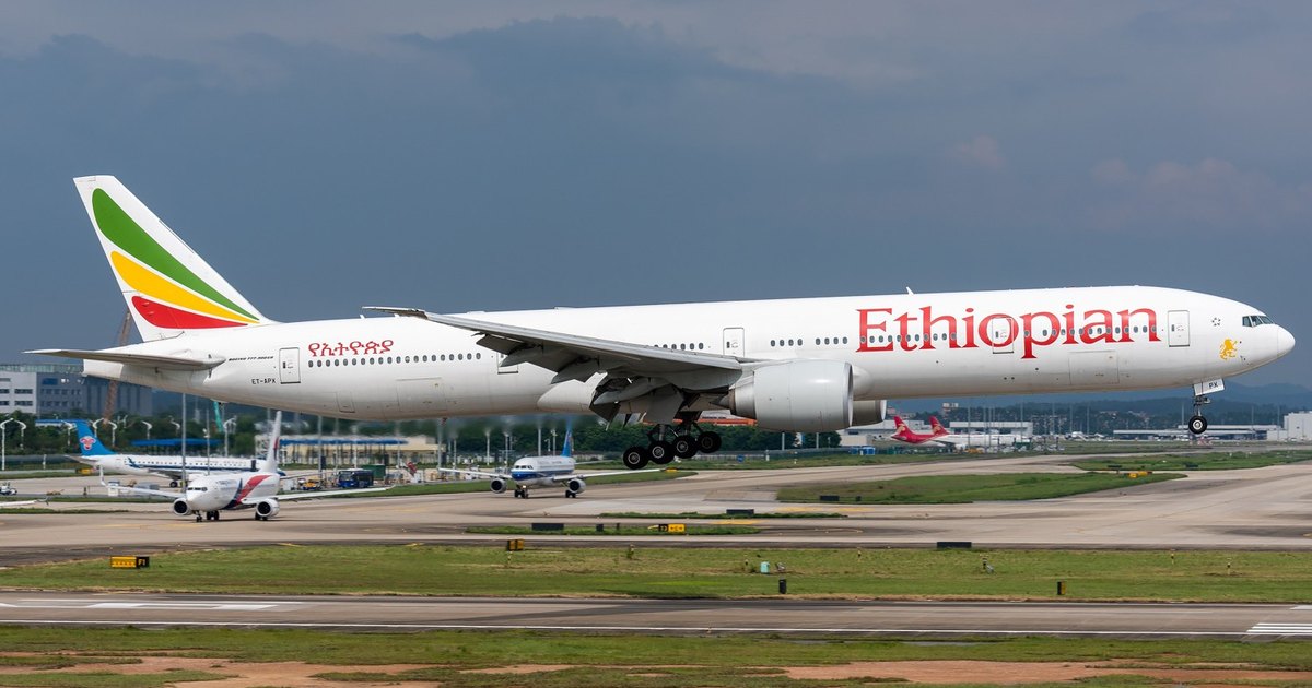 Un Boeing 777-300ER d'Ethiopian Airlines