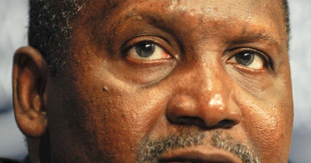 Aliko Dangote, fondateur du groupe Dangote
