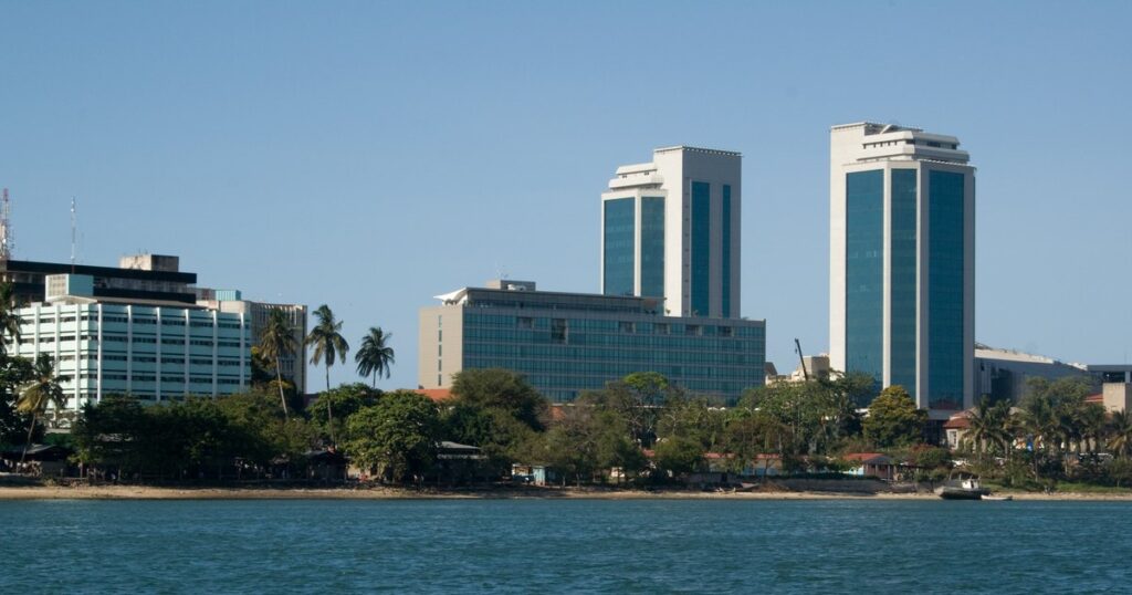 Siège de la Banque de Tanzanie à Dar es-Salaam