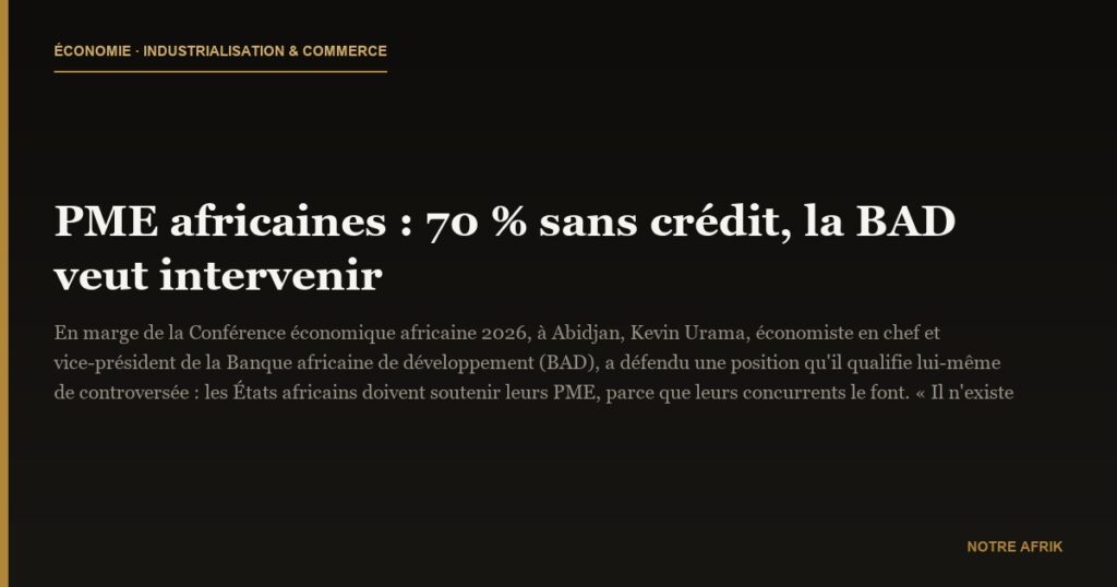 PME africaines : 70 % sans crédit, la BAD veut intervenir