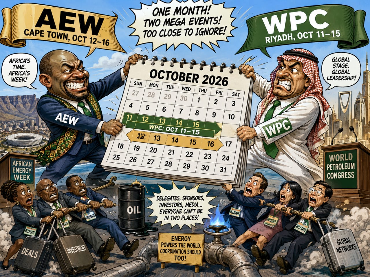 African Energy Week — Conflit de dates entre le WPC et African Energy Week (AEW) : Riyad joue-t-il franc jeu avec l’Afri