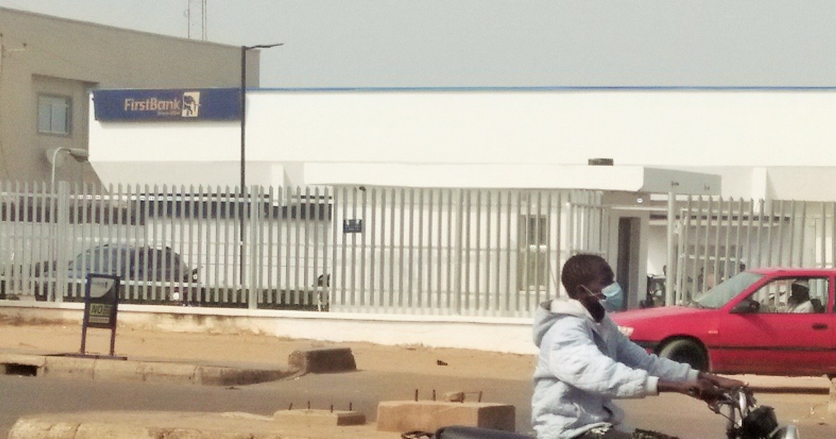Agence bancaire au Nigeria, pays qui a conclu un swap de 5 milliards de dollars avec Abou Dhabi