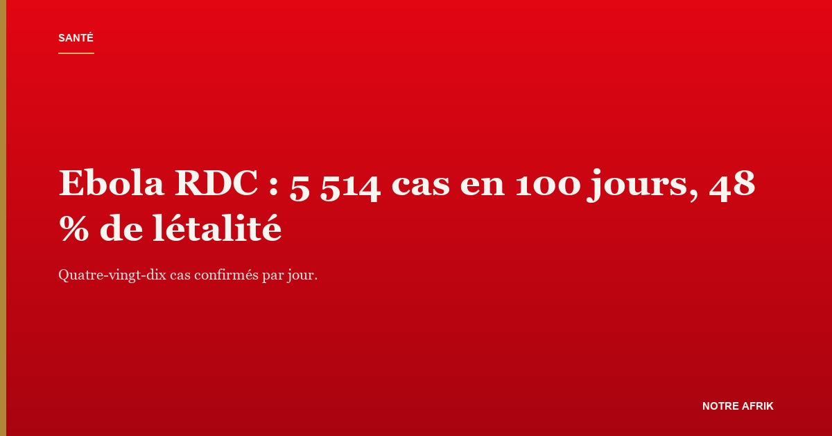 Personnel soignant en tenue de protection, illustrant l'épidémie d'Ebola en RDC