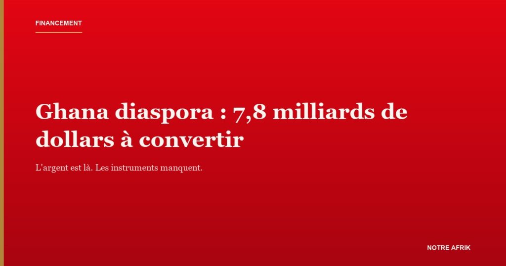 Comptoir de transfert d'argent, illustrant les envois de la diaspora vers le Ghana