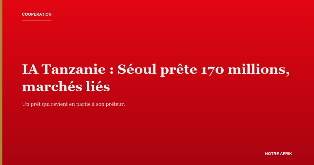 Salle de formation en intelligence artificielle, illustrant le projet IA Tanzanie financé par la Corée