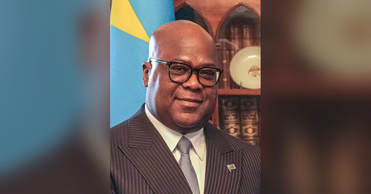 Félix Tshisekedi, président de la RDC, qui a renvoyé la loi référendaire au Parlement