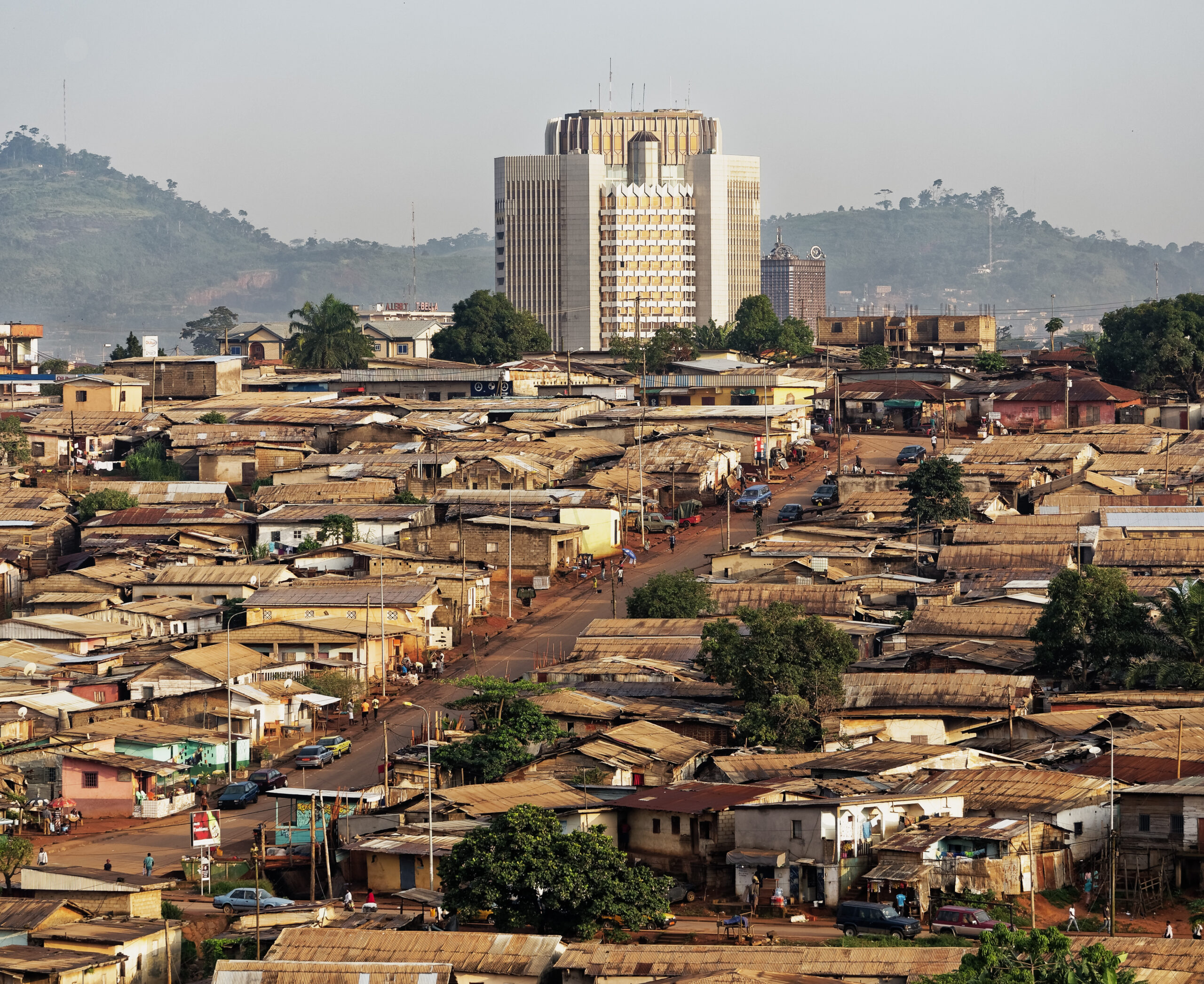 Siège de la BEAC à Yaoundé, banque centrale à l'origine de SYSTAC 2