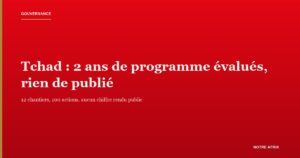 Rapport biennal du programme présidentiel remis au Premier ministre du Tchad
