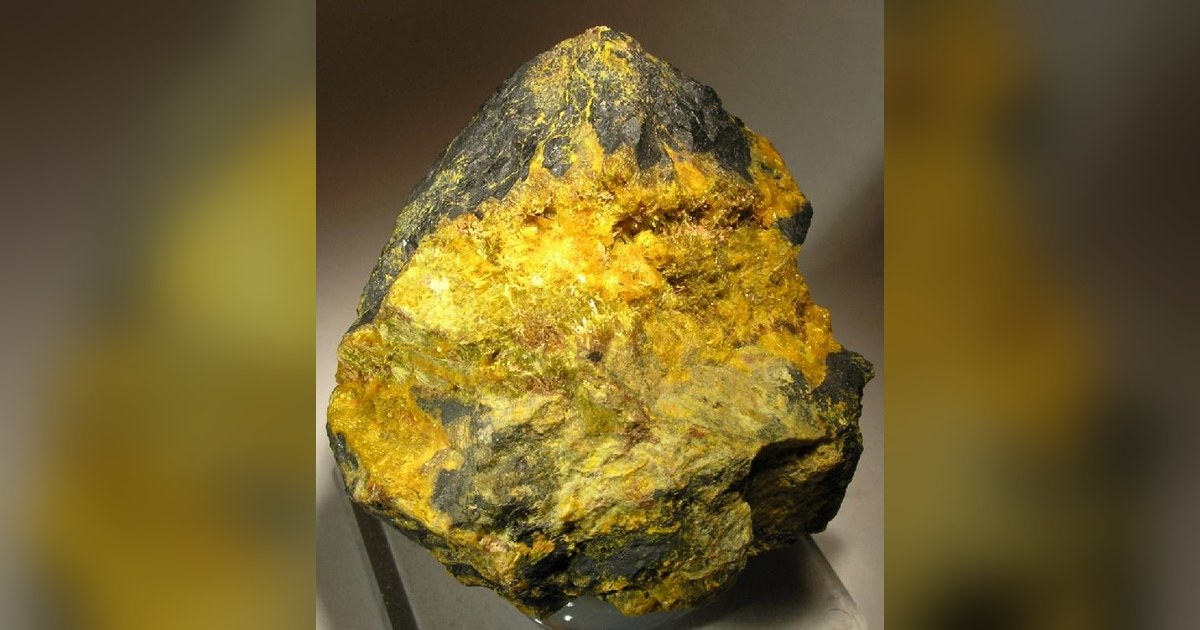 Minerai d’uranium de la mine de Shinkolobwe, au Katanga, en République démocratique du Congo