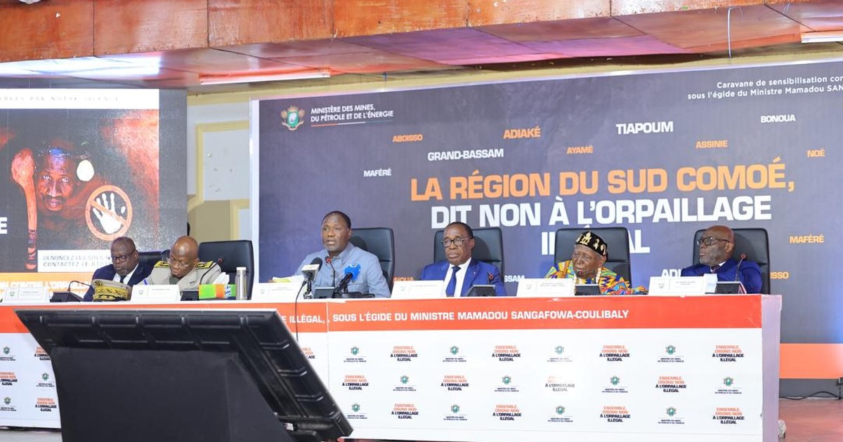 orpaillage illégal — Lutte Contre l’Orpaillage Illegal : Le Ministre Mamadou Sangafowa-Coulibaly Sollicite L’implication